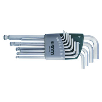 Juego llaves hexagonal redonda larga 12 pz 1/16 - 3/8