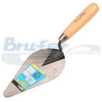 Cuchara de albañil mango madera punta redonda 5