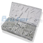 Kit resortes extensibles y de compresión 200 piezas