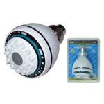 Regadera para ducha de 7 posiciones blanca