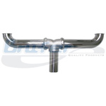 Colector metálica cromado para fregadero 1-1/2