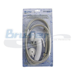 Ducha teléfono blanca con manguera