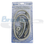 Ducha teléfono cromada con manguera