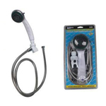 Ducha mano blanca de 3 funciones y manguera de 1.5 mts.