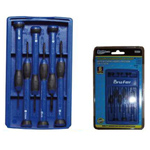 Juego destornilladores precisión con estuche de 6 piezas