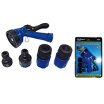 Pistola para riego de 6 funciones con juego quick connect