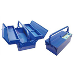 Caja de herramientas metálica de 3 compartimientos Caja de herramientas metálica de 3 compartimientos