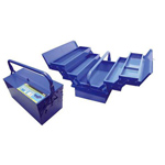 Caja de herramientas metálica de 5 compartimientos Caja de herramientas metálica de 5 compartimientos