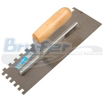 Palustra profesional dentada mango de madera