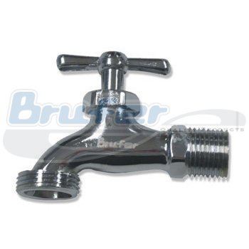 Llave para manguera metal cromado 215 gramos