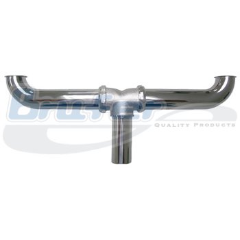 Colector metálica cromado para fregadero 1-1/2